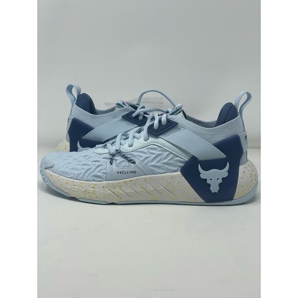 Under Armour Shoes Project Rock Cross Training Blue 3026535-400 Womens Size 7.5 - Picture 1 of 12